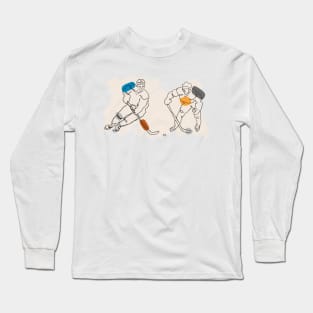 Minimalist hockey game Long Sleeve T-Shirt